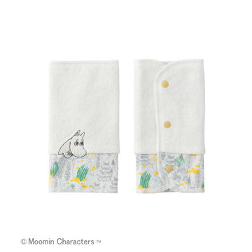 ムーミンベビー リバーシブルベルトカバー モミ/ホワイト MOOMIN BABY ダッドウェイ【ゆうパケット送料無料】